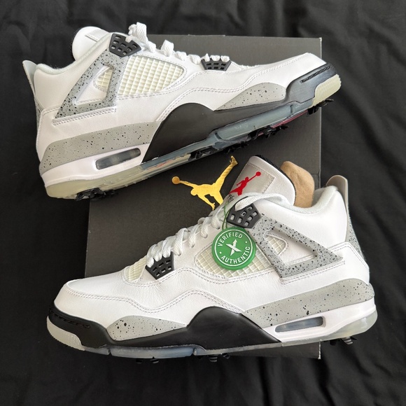 Air Jordan Cement 4 Golf Shoes main image 4